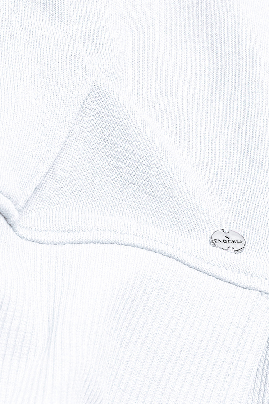 Sleeveless Raw Edge Hoodie