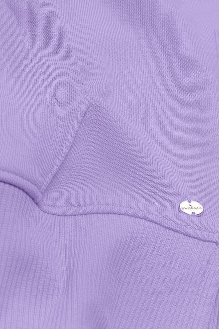 Sleeveless Raw Edge Hoodie