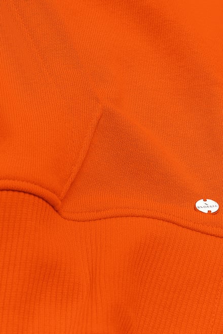 Sleeveless Raw Edge Hoodie