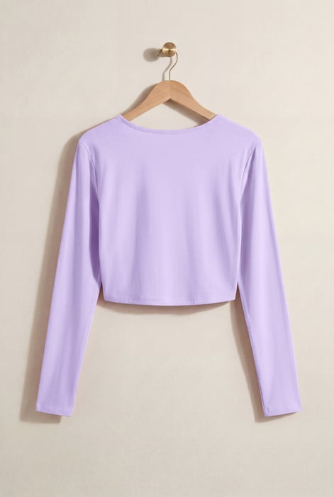 Ring Detail Cut-Out Top