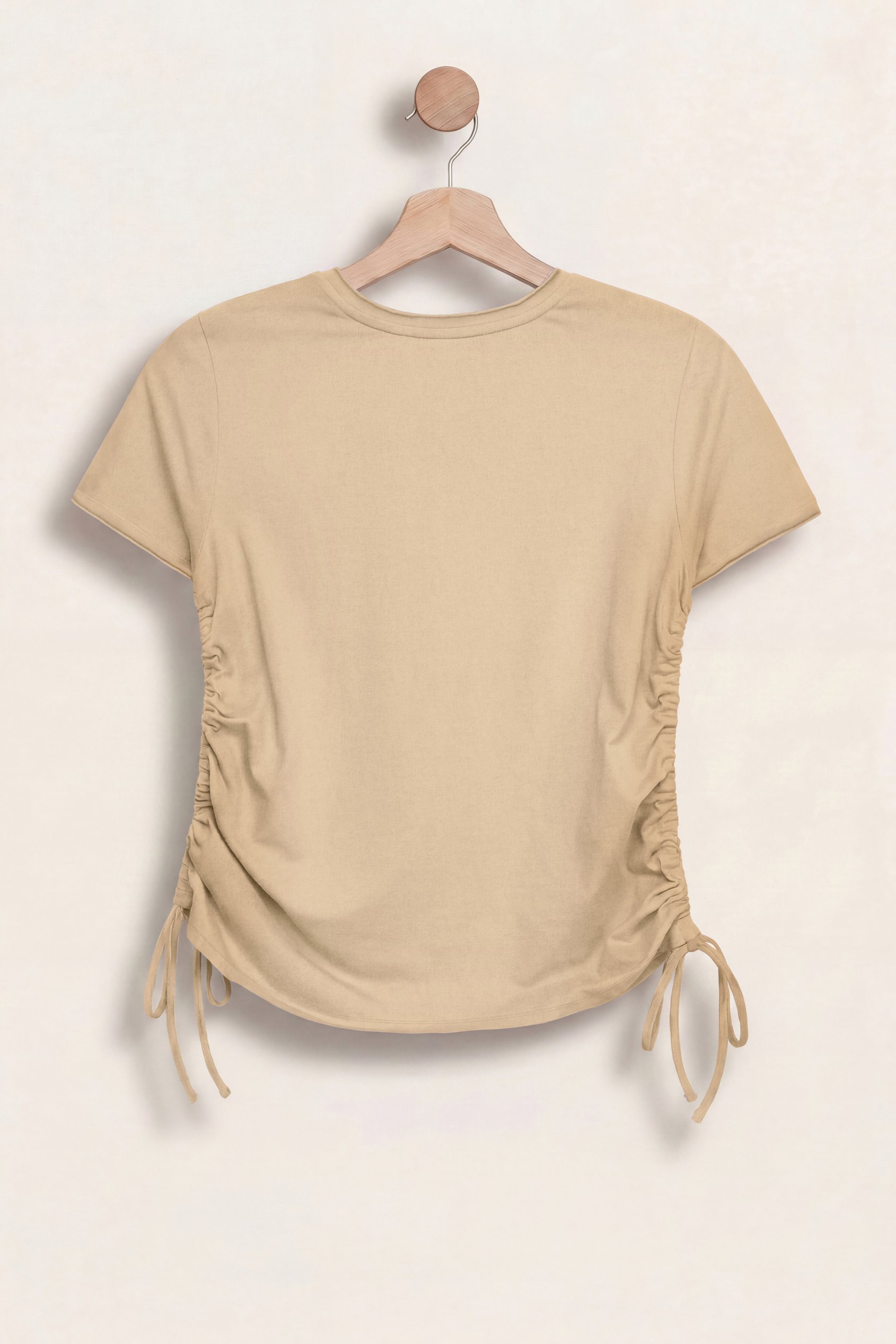 Ruched Side Seam T-Shirt