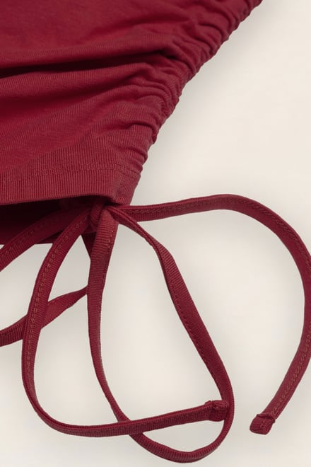 Ruched Side Seam T-Shirt
