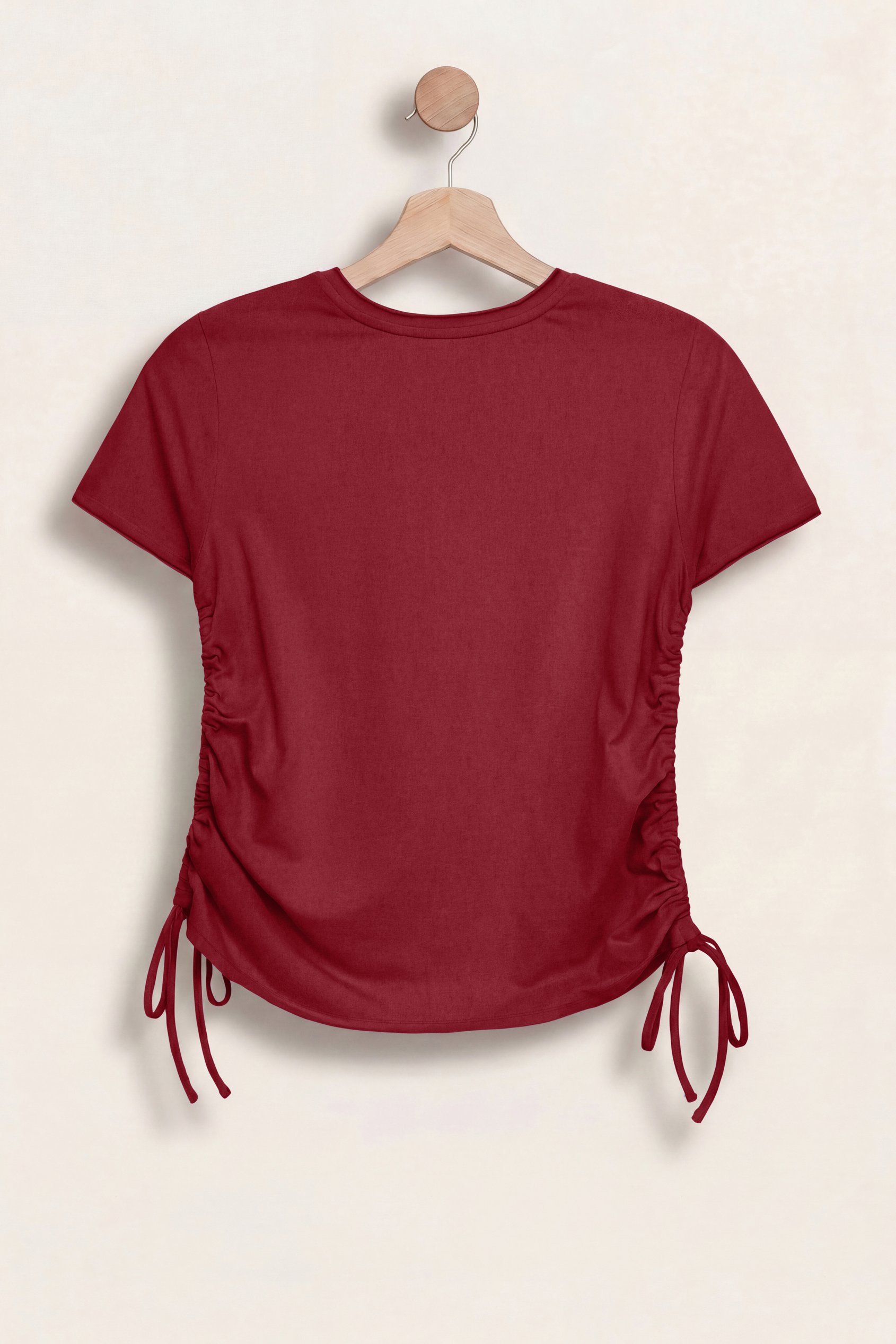 Ruched Side Seam T-Shirt