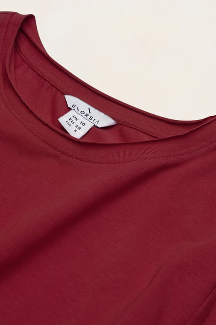 Ruched Side Seam T-Shirt