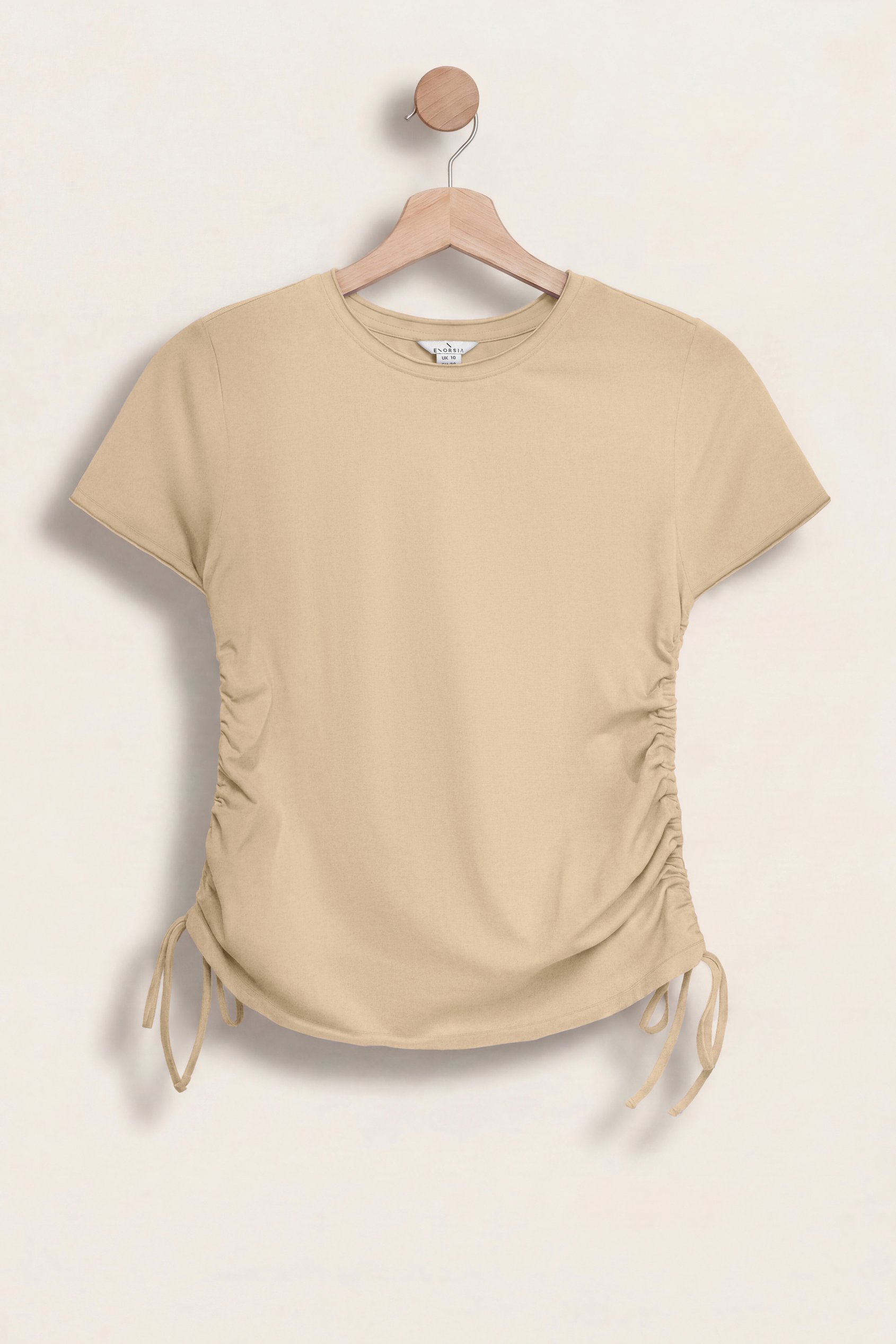 Ruched Side Seam T-Shirt