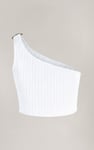 One Shoulder Crop Vest Top