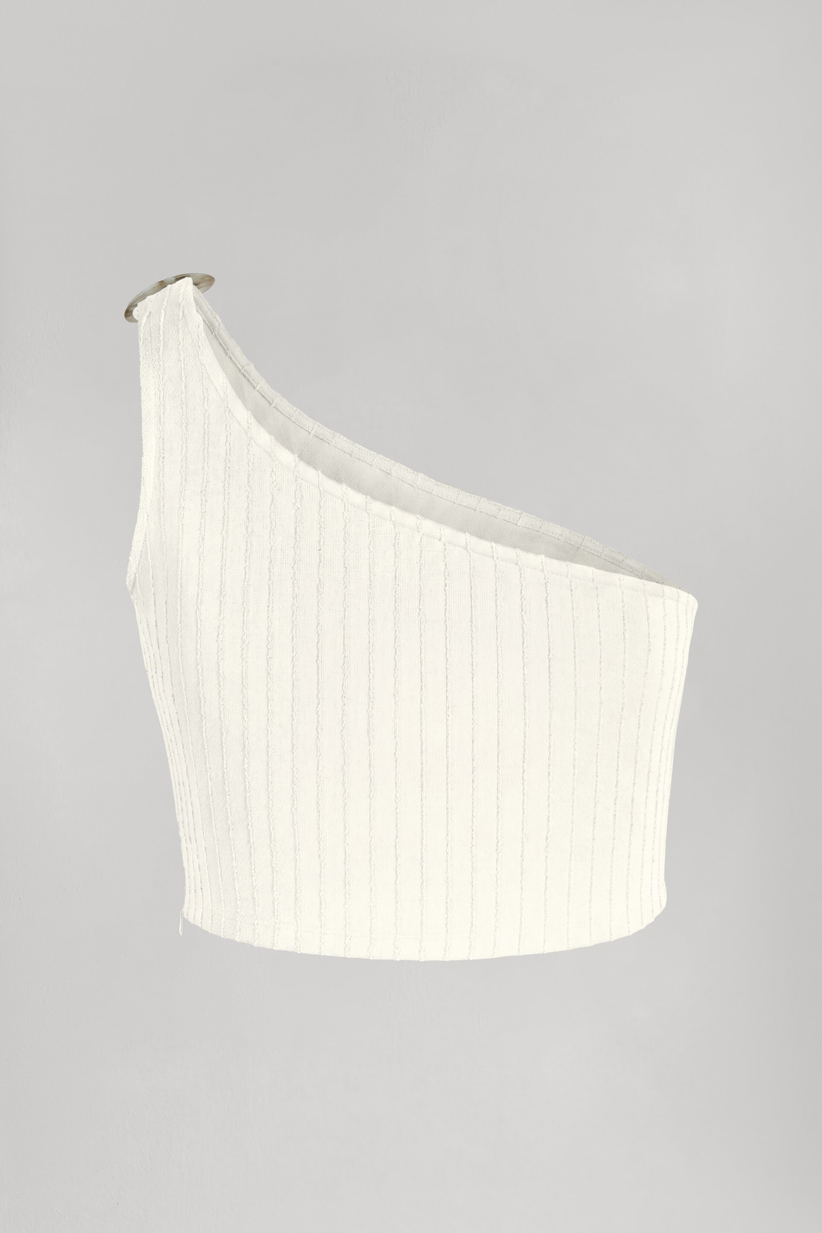 One Shoulder Crop Vest Top