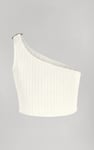 One Shoulder Crop Vest Top