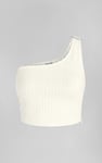One Shoulder Crop Vest Top