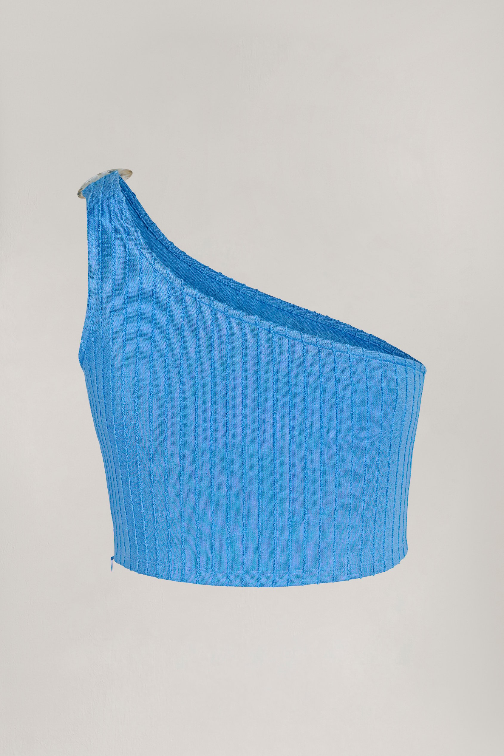 One Shoulder Crop Vest Top