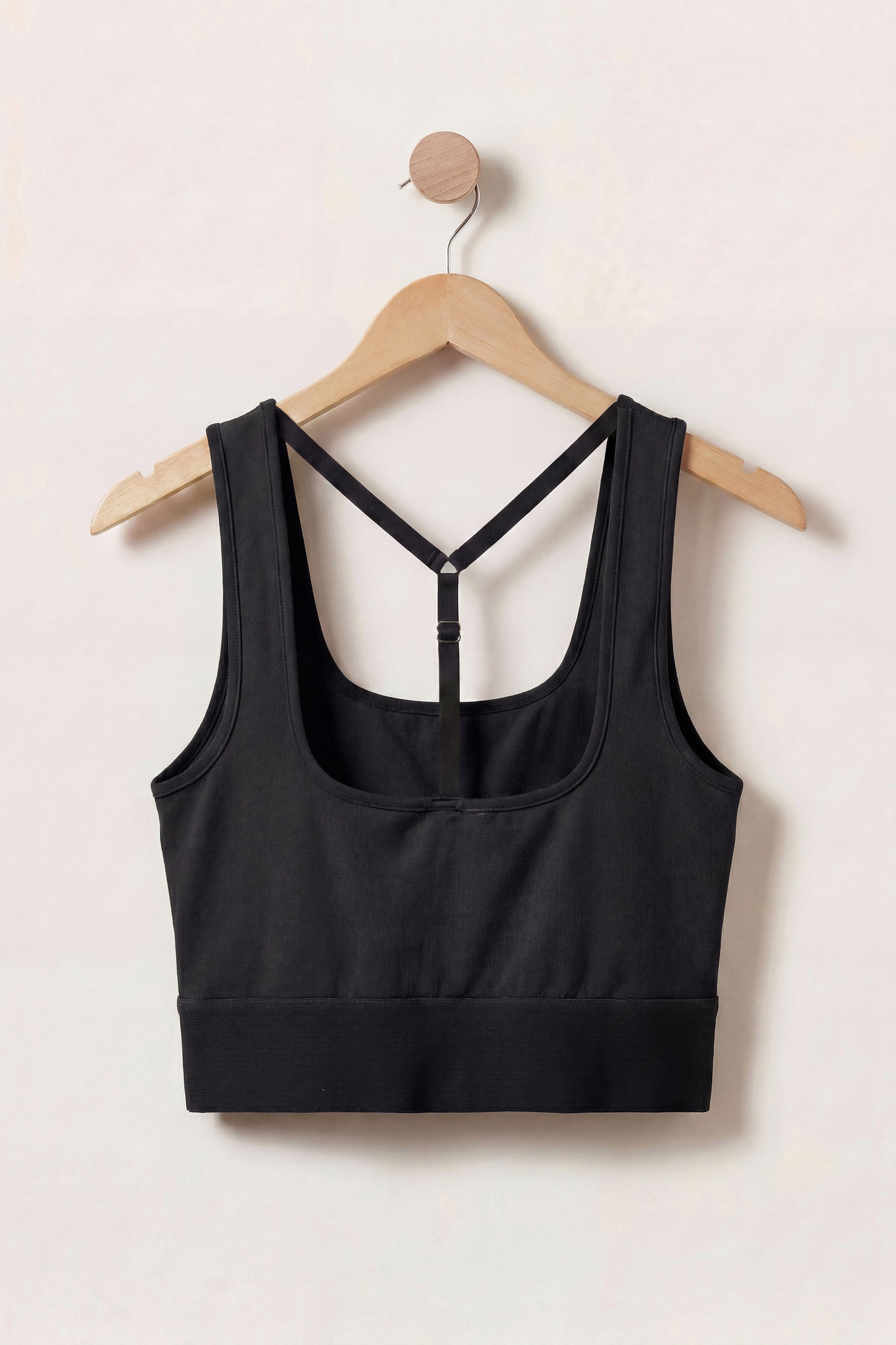 Y Back Body Fitted Cropped Vest