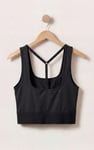 Y Back Body Fitted Cropped Vest