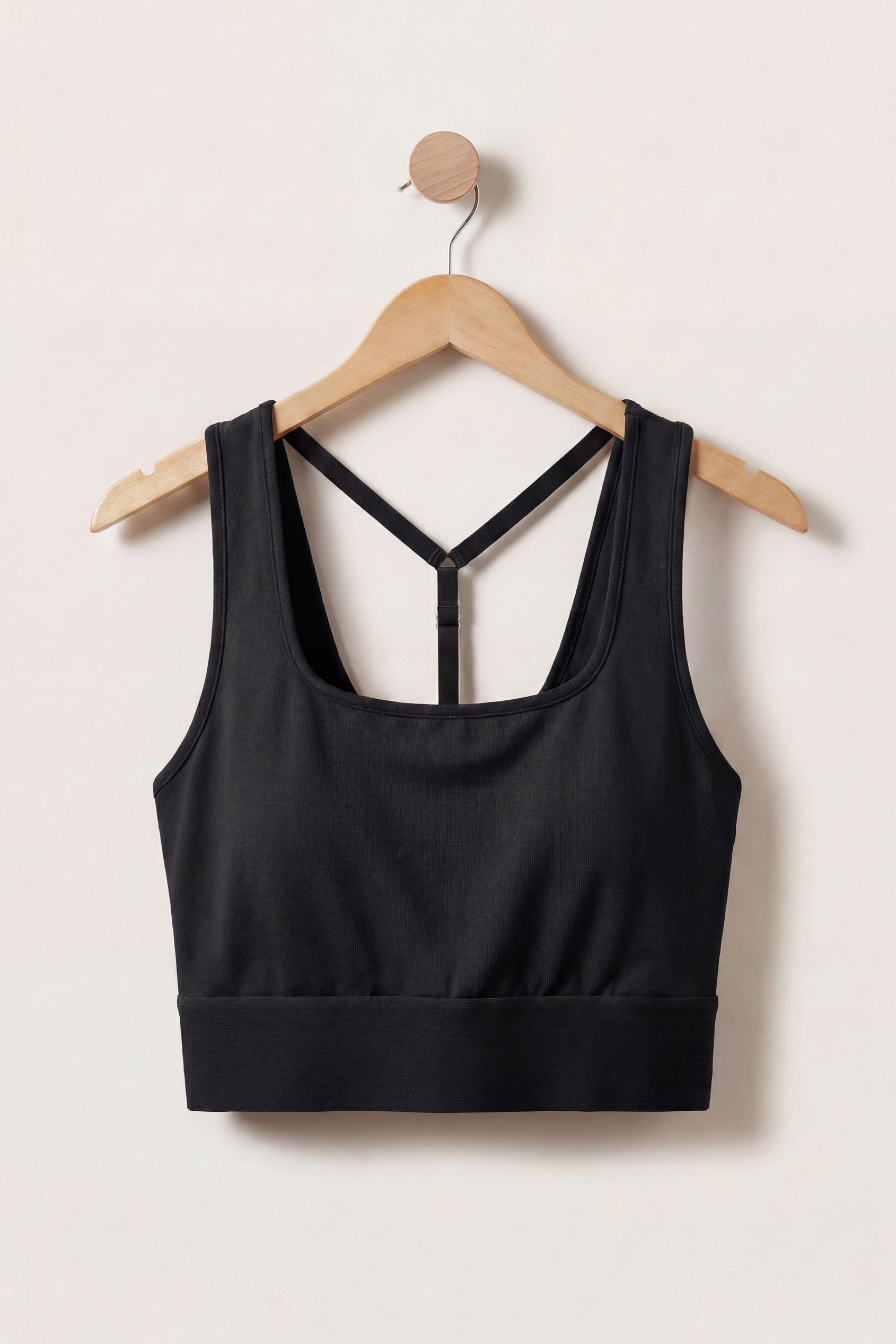 Y Back Body Fitted Cropped Vest