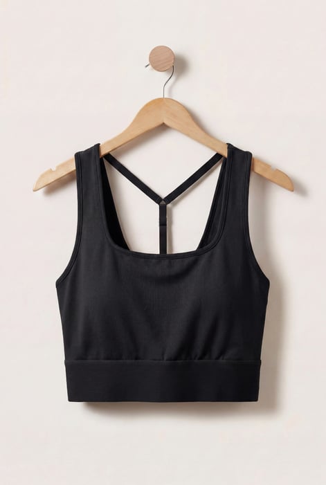 Purple Y Back Body Fitted Cropped Vest