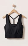 Y Back Body Fitted Cropped Vest