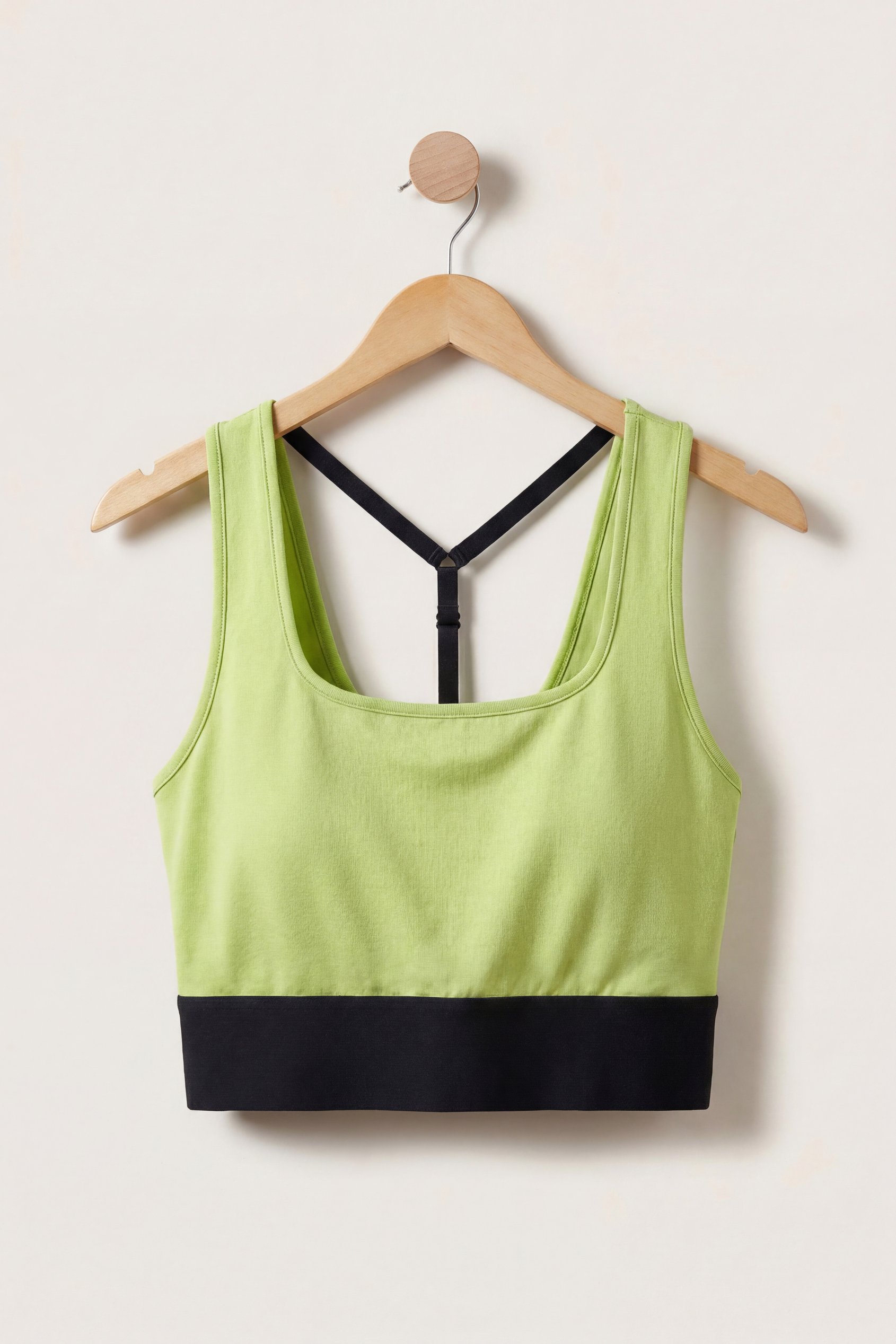 Y Back Body Fitted Cropped Vest
