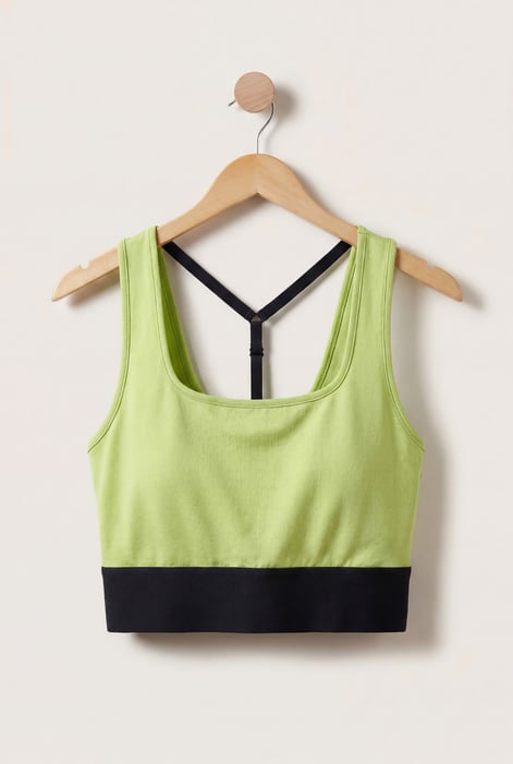 Purple Y Back Body Fitted Cropped Vest