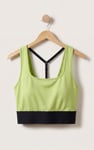 Y Back Body Fitted Cropped Vest