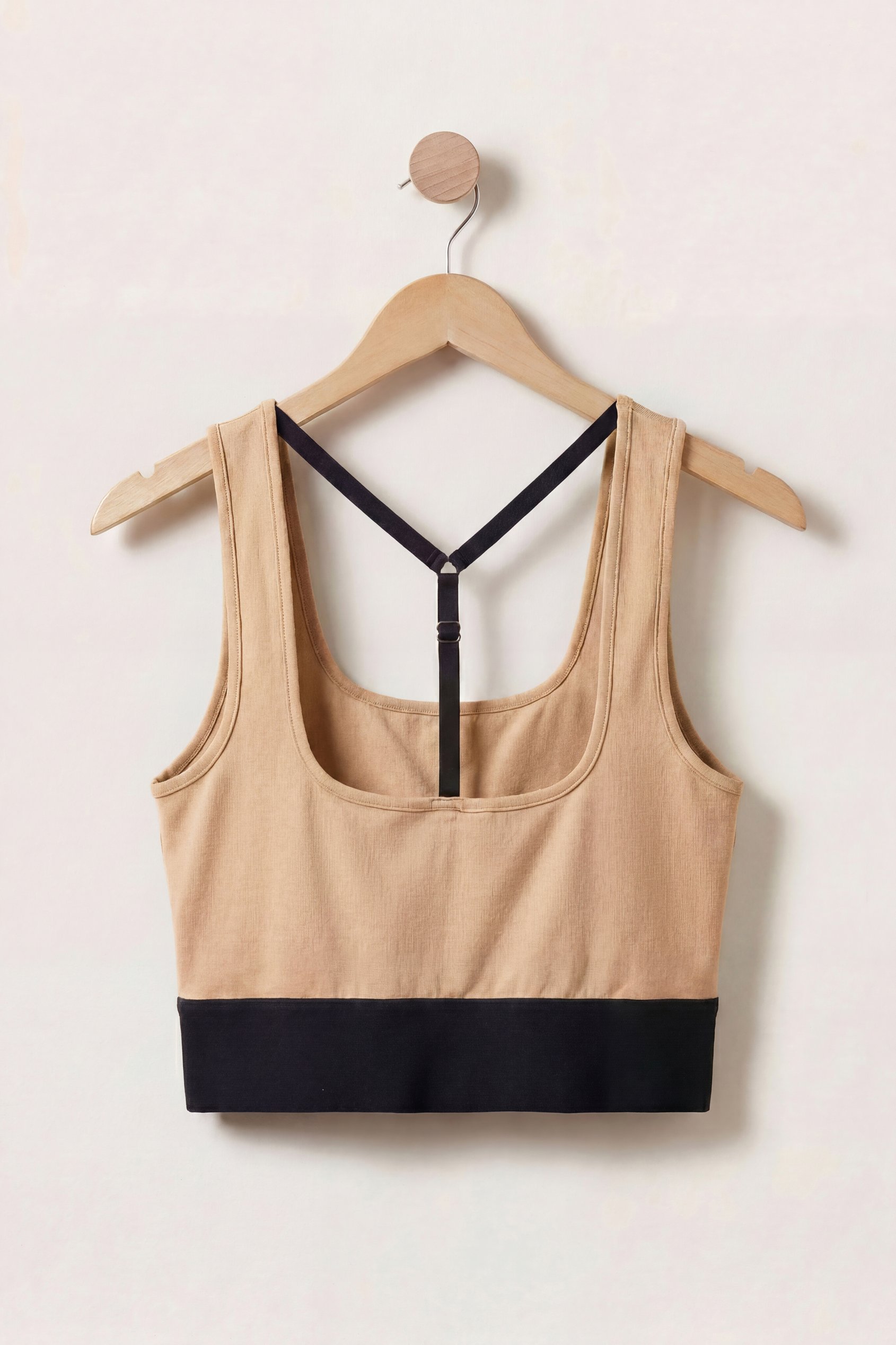 Y Back Body Fitted Cropped Vest
