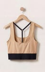Y Back Body Fitted Cropped Vest