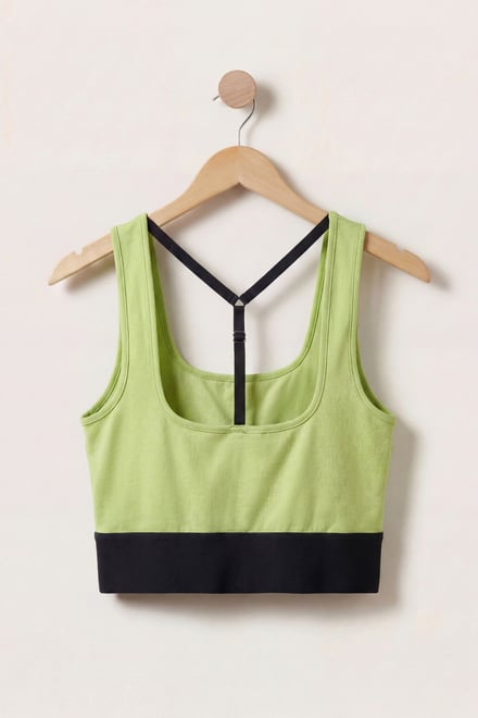 Y Back Body Fitted Cropped Vest