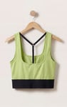 Y Back Body Fitted Cropped Vest