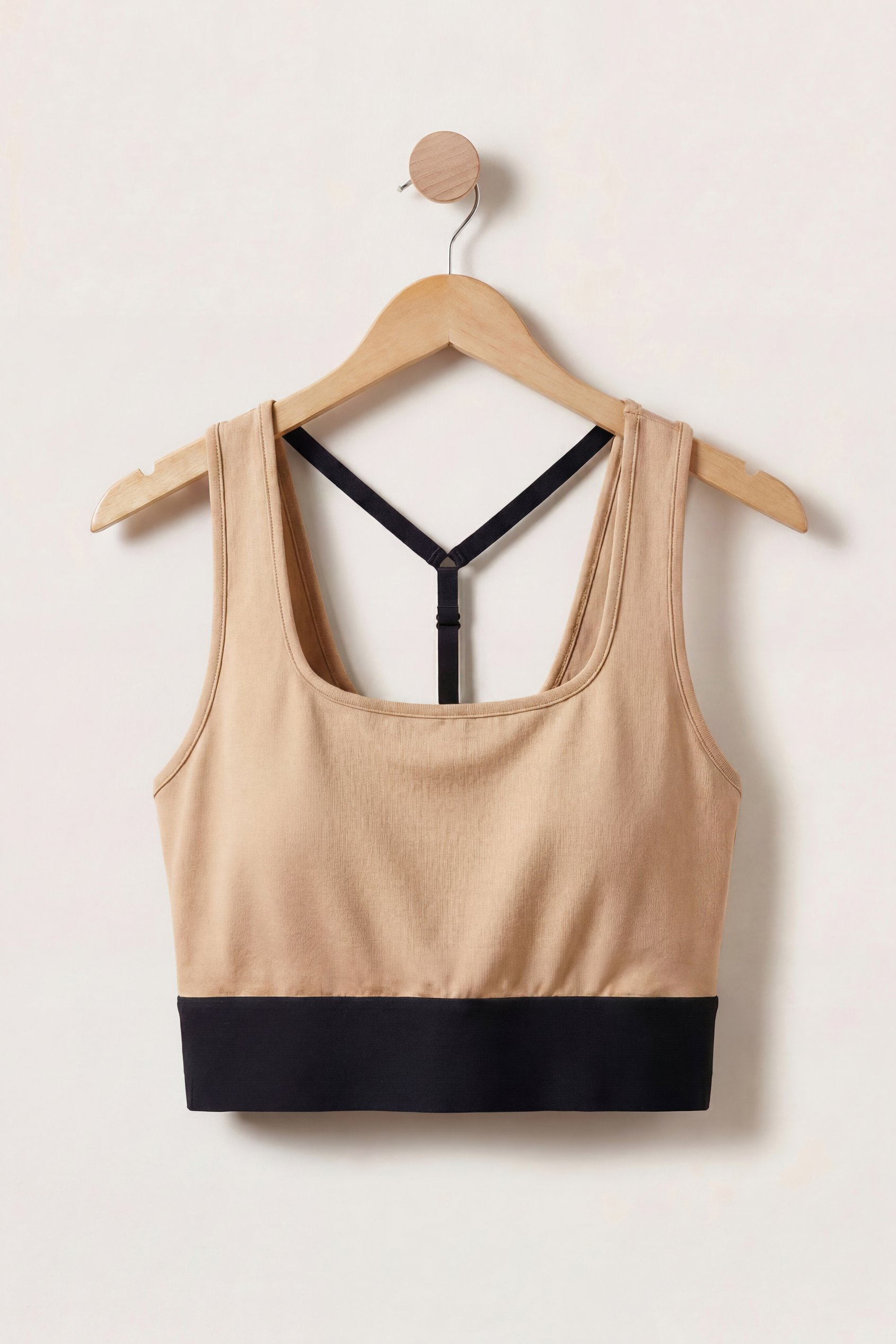 Y Back Body Fitted Cropped Vest