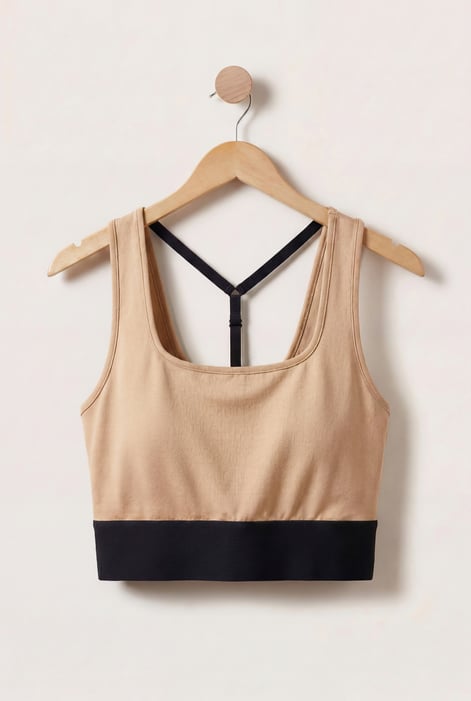 Purple Y Back Body Fitted Cropped Vest