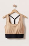 Y Back Body Fitted Cropped Vest