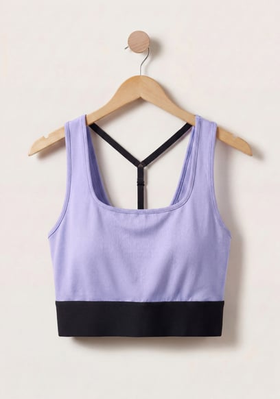 Y Back Body Fitted Cropped Vest