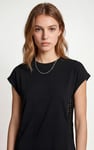 Patch Cut Lace Jersey Dress