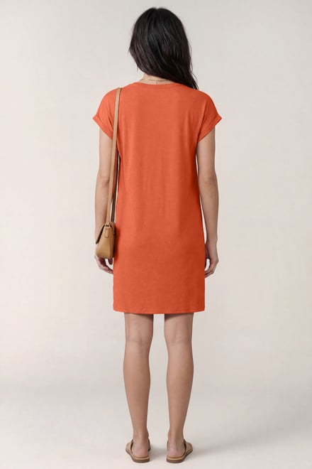 Patch Cut Lace Jersey Dress