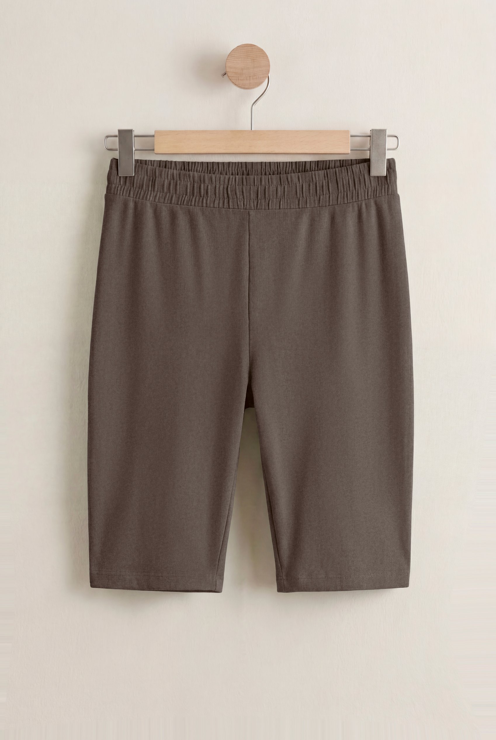 Enorsia Women's Brown Jersey Cycleing-Gym Shorts - Uk 12