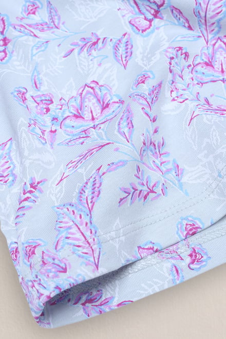 Crayon Leaf Printed T-Shirt