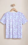 Crayon Leaf Printed T-Shirt