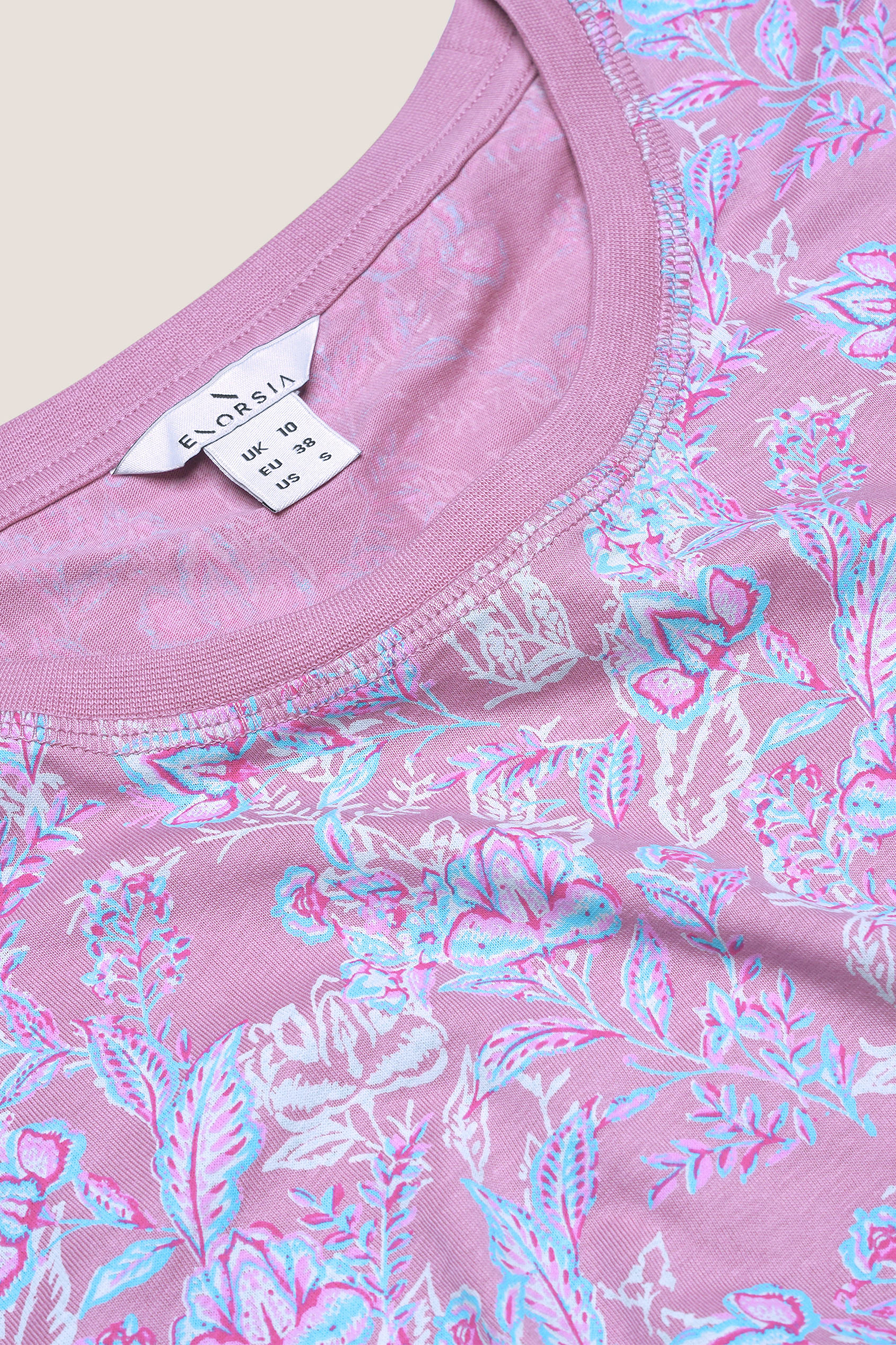Crayon Leaf Printed T-Shirt