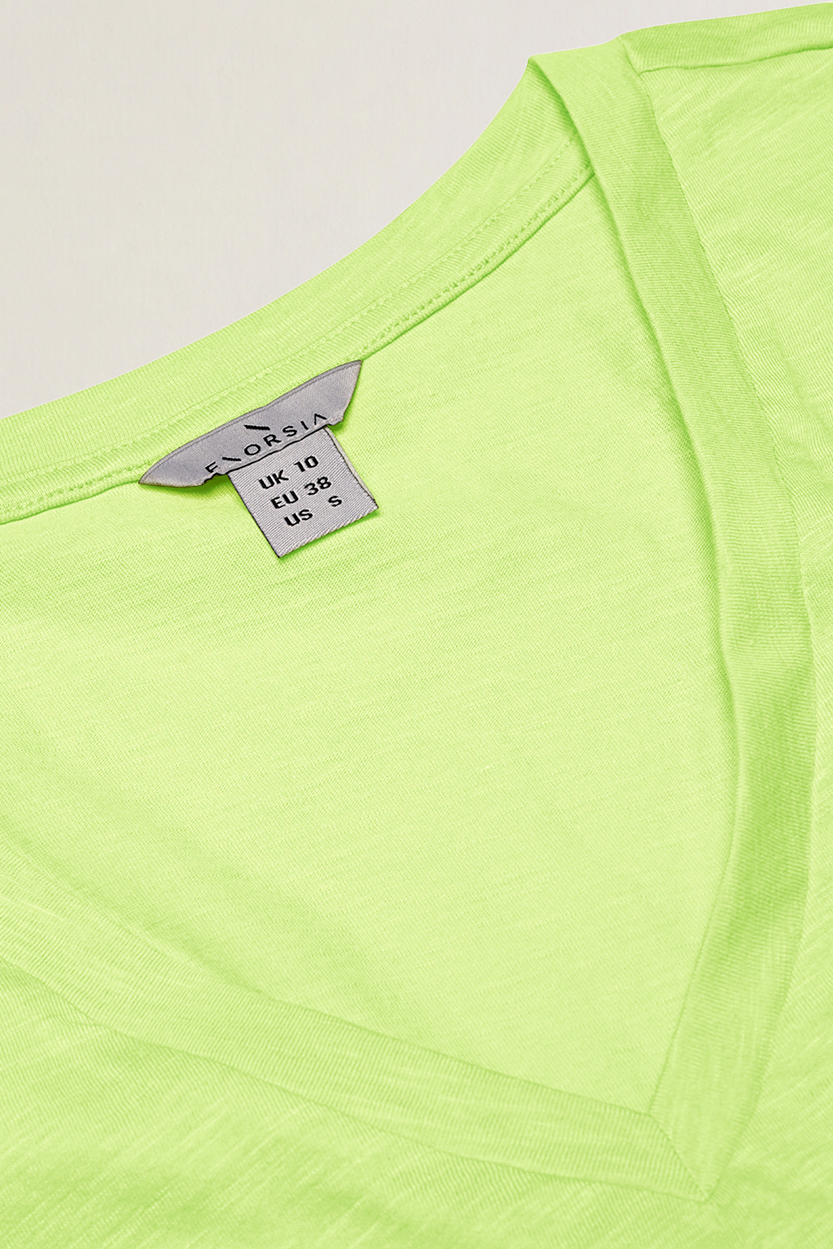 V-Neck Short Sleeve Slub T-Shirt