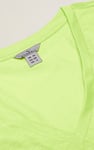 V-Neck Short Sleeve Slub T-Shirt