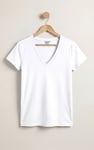 V-Neck Short Sleeve Slub T-Shirt