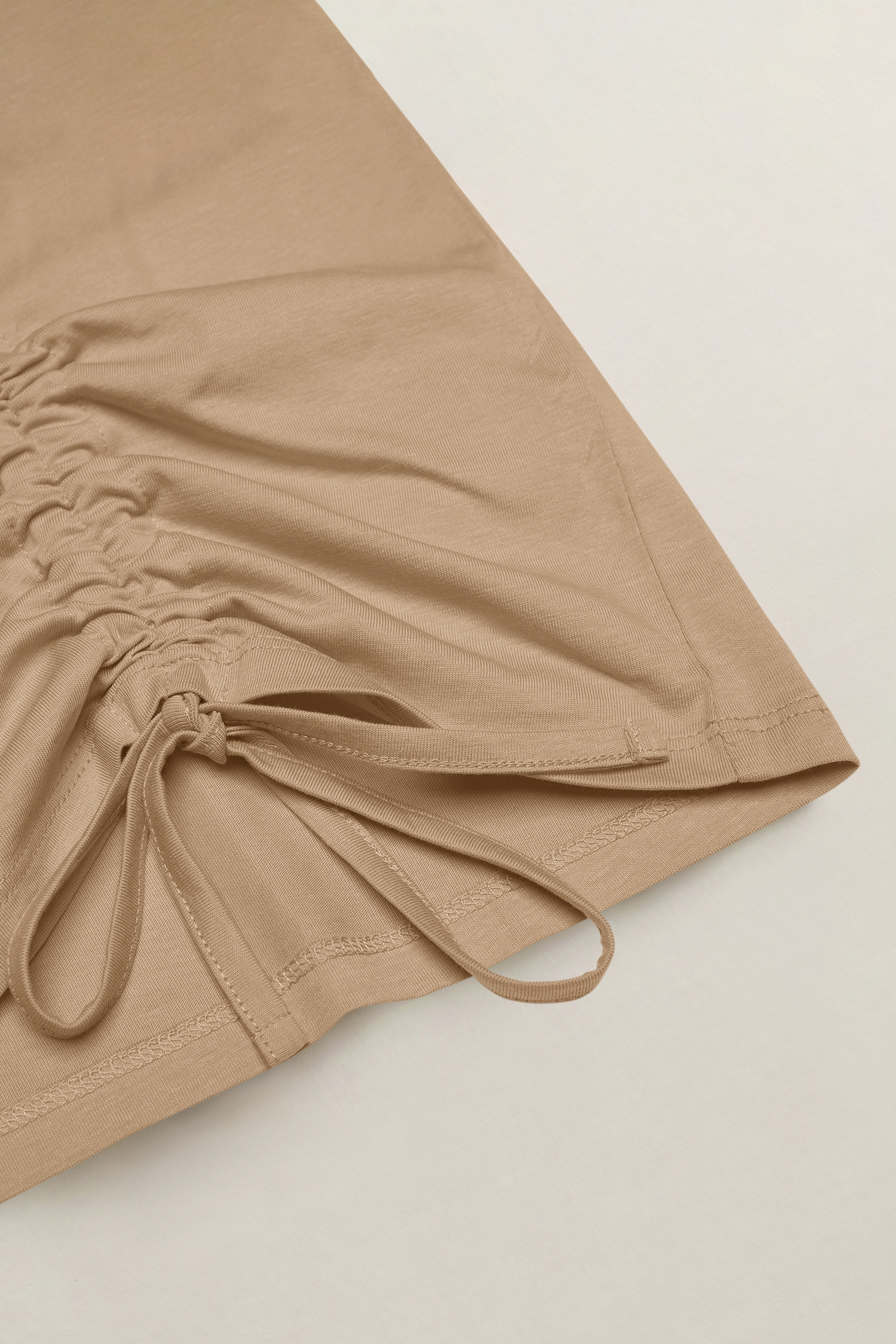 Women’s Pure Cotton Regular Fit Ruched T-Shirt | Enorsia