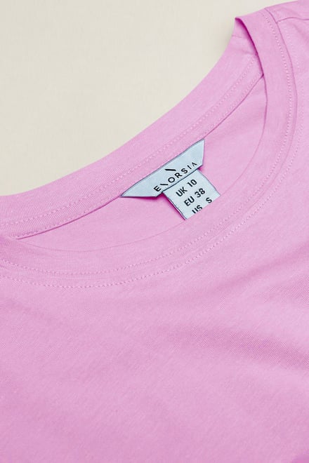 Women’s Pure Cotton Regular Fit Ruched T-Shirt | Enorsia