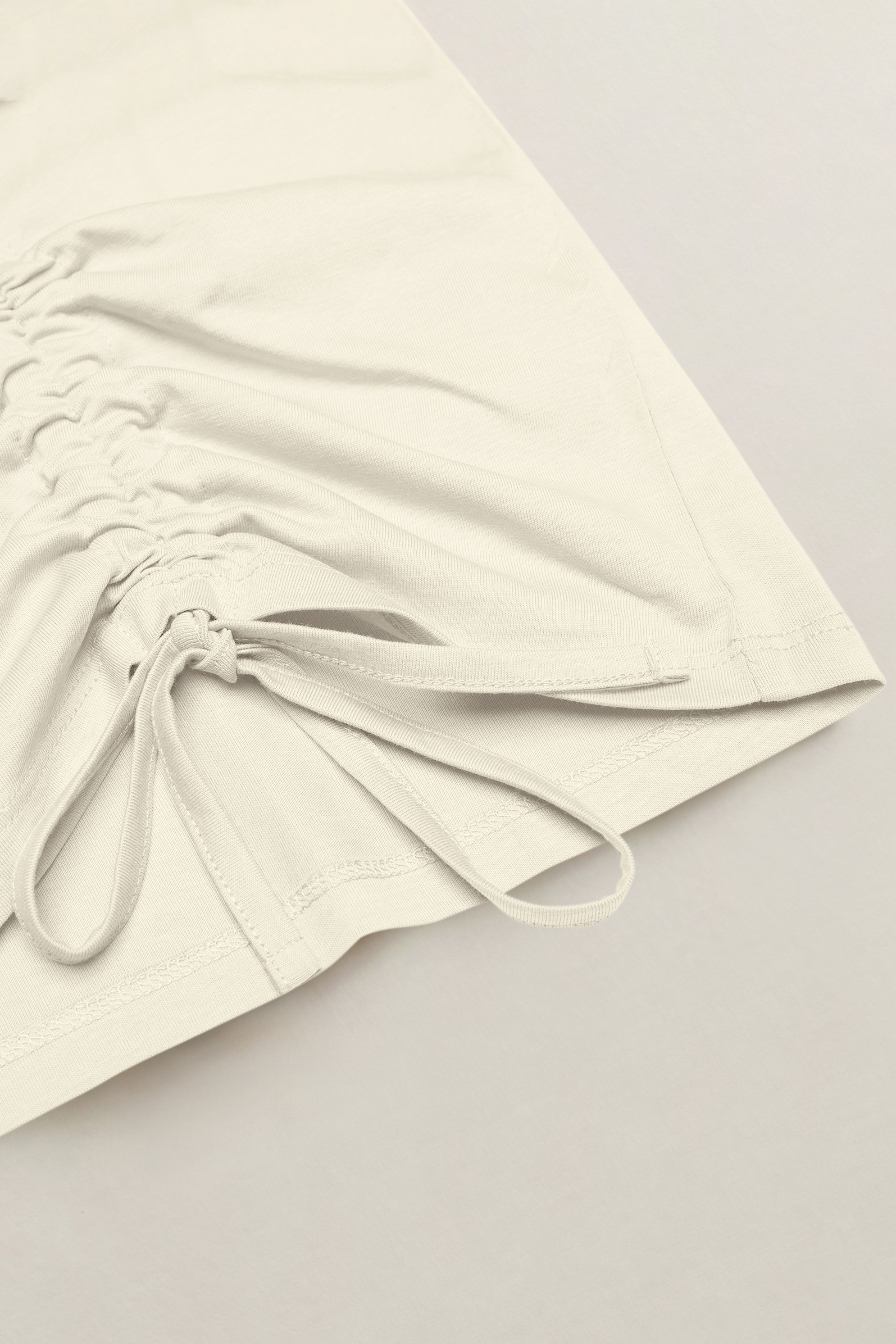 Women’s Pure Cotton Regular Fit Ruched T-Shirt | Enorsia