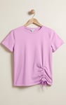 Women’s Pure Cotton Regular Fit Ruched T-Shirt | Enorsia