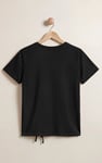 Women’s Pure Cotton Regular Fit Ruched T-Shirt | Enorsia