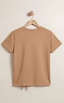 Women’s Pure Cotton Regular Fit Ruched T-Shirt | Enorsia