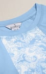Patch Print Short Sleeve Raglan T-shirts