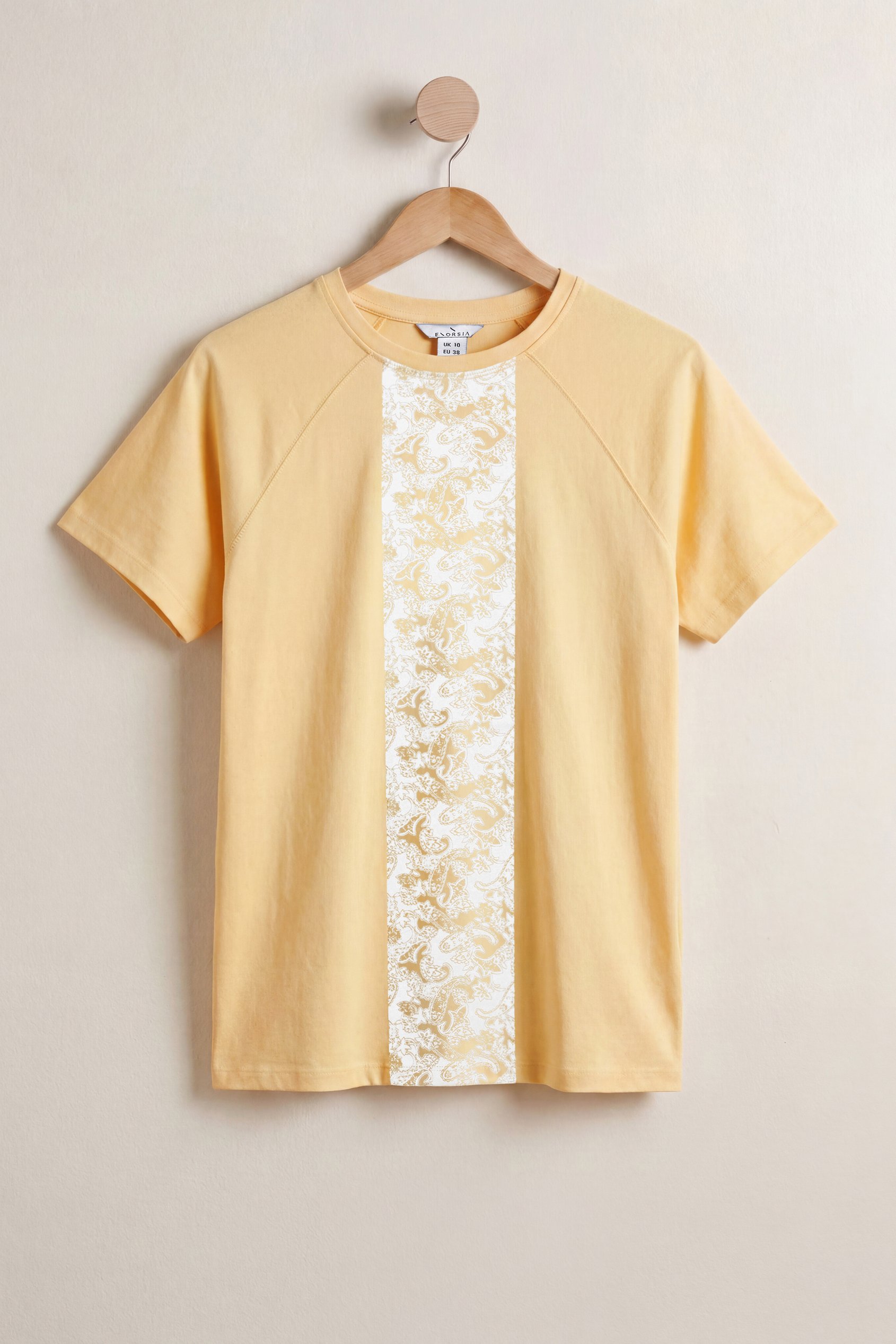 Patch Print Short Sleeve Raglan T-shirts