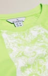 Patch Print Short Sleeve Raglan T-shirts
