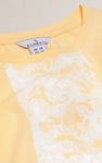Patch Print Short Sleeve Raglan T-shirts