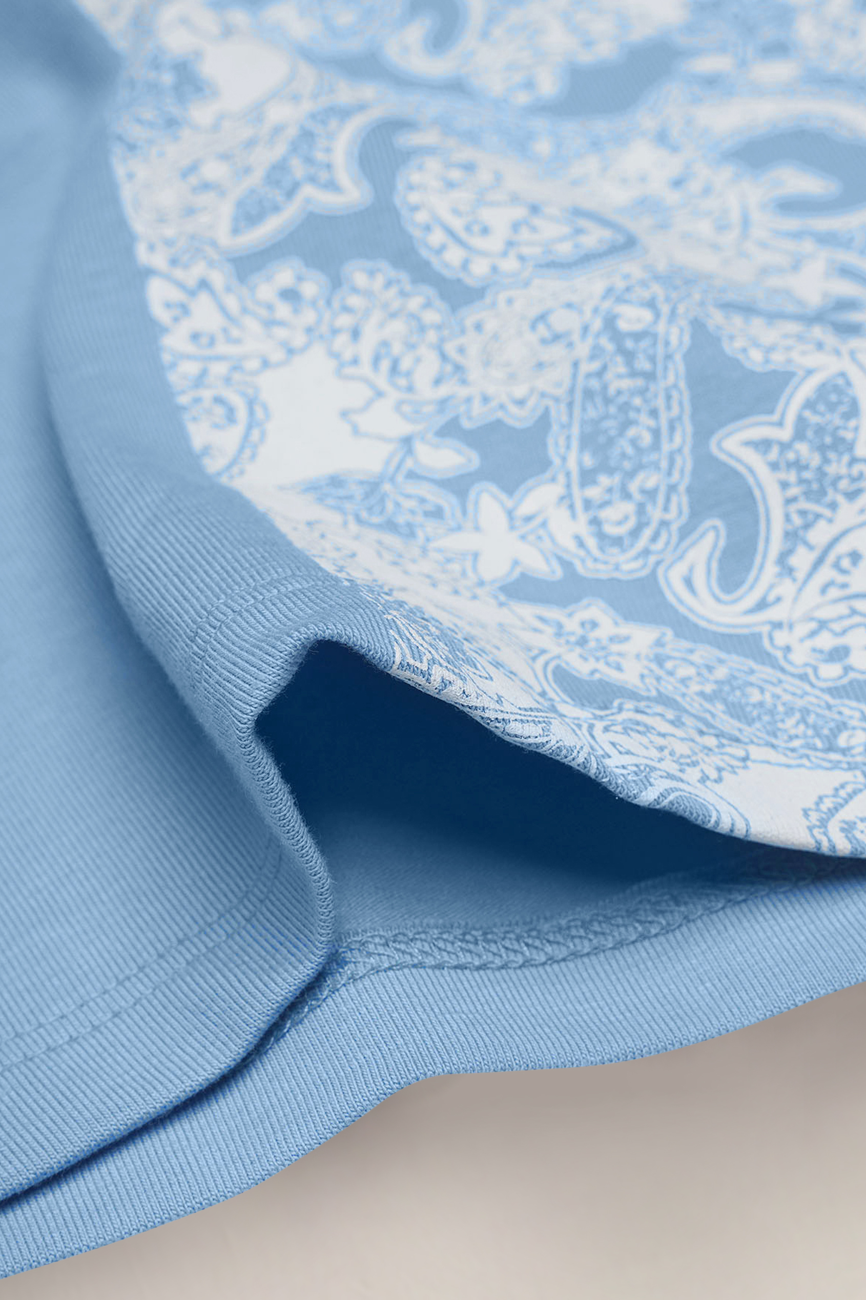 Patch Print Short Sleeve Raglan T-shirts